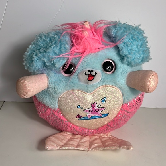 RAINBOWCORNS Blue/ Pink Plush Stuffed Toy by Zuru - Picture 1 of 7